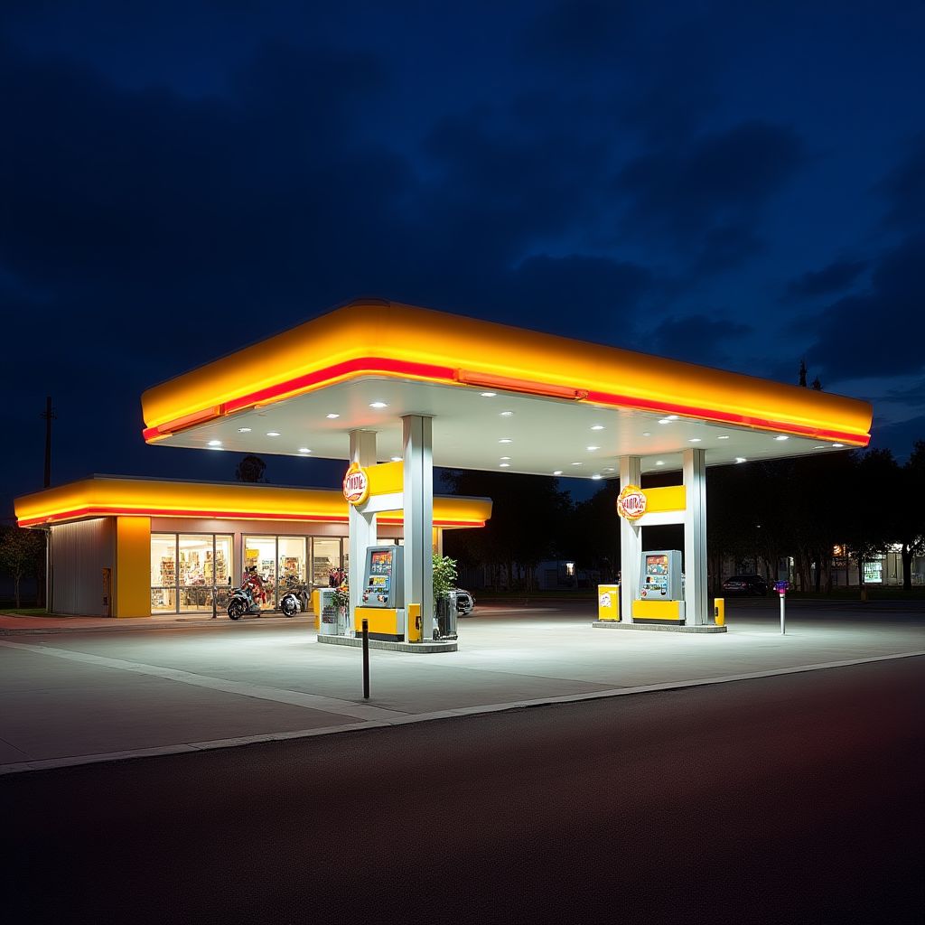 Estación Shell con tecnología avanzada