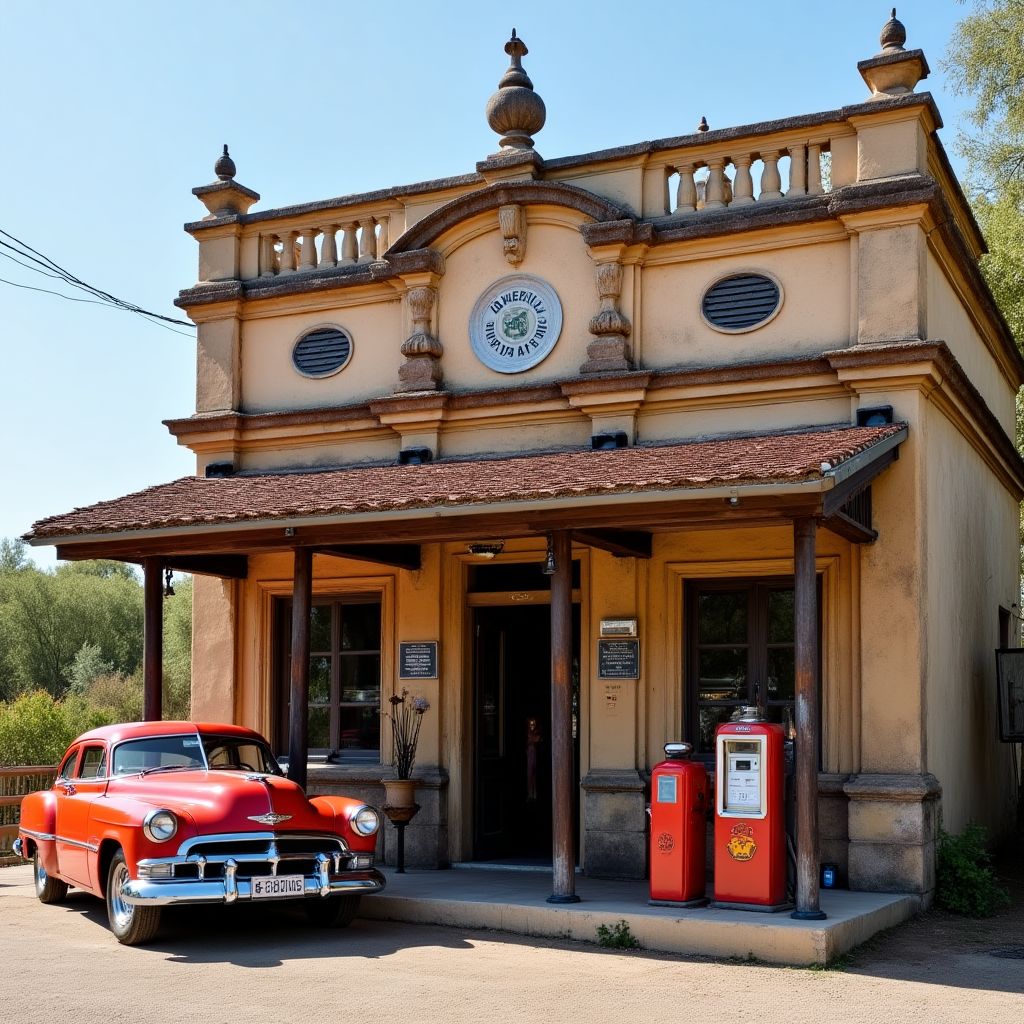 Estación histórica restaurada